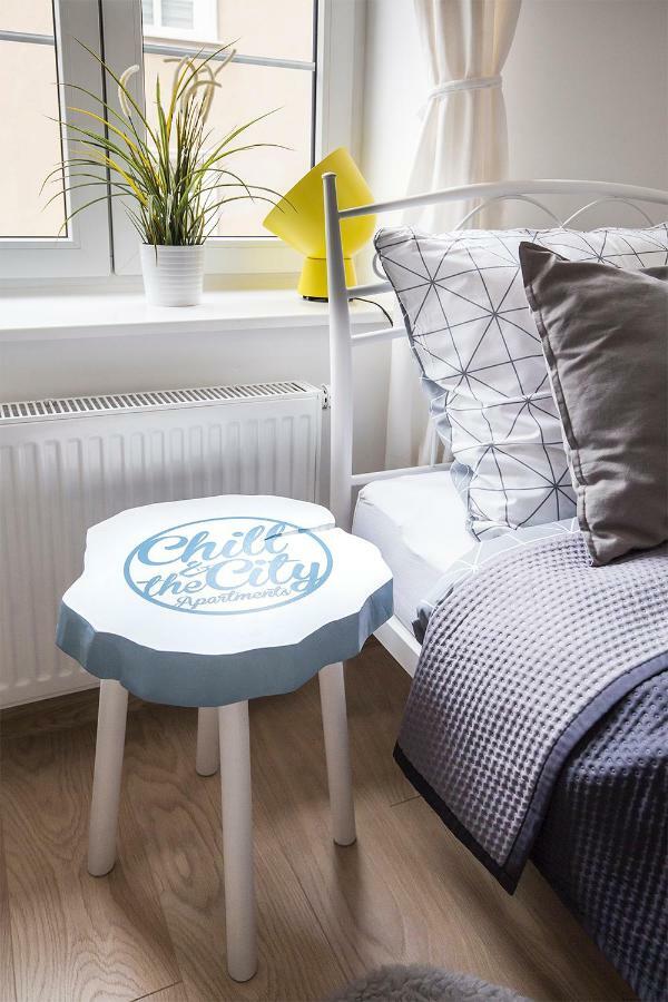Apartament Mietowy | Chill And The City Apartments Gdansk Bagian luar foto