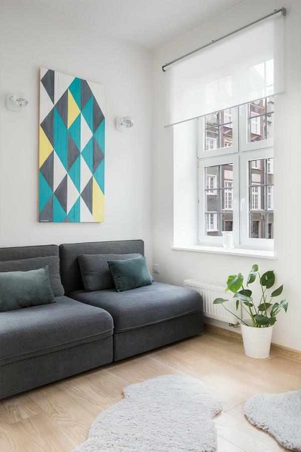 Apartament Mietowy | Chill And The City Apartments Gdansk Bagian luar foto