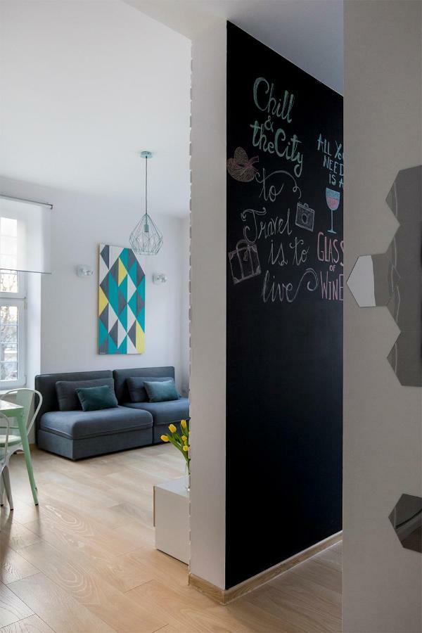 Apartament Mietowy | Chill And The City Apartments Gdansk Bagian luar foto